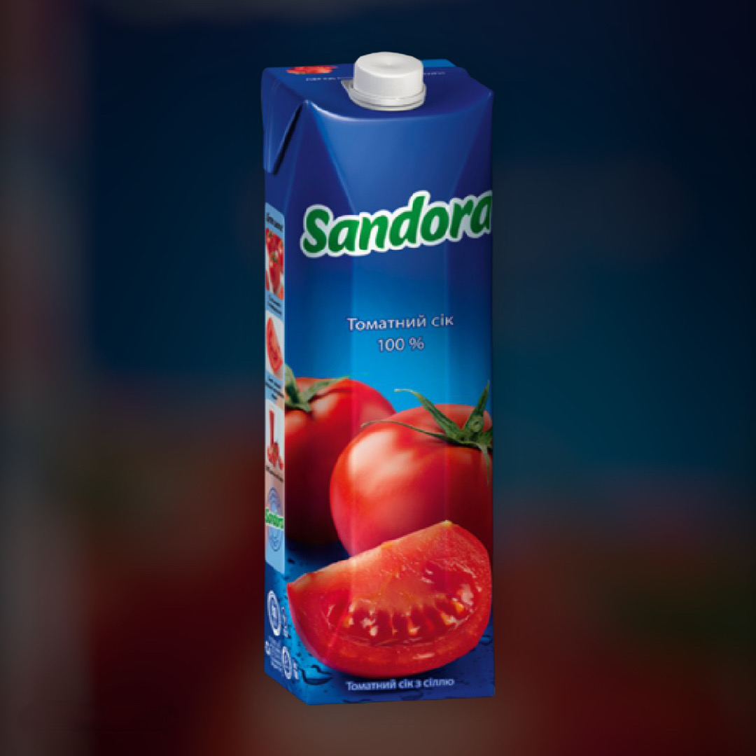 Sandora tomato juice with a salt 0,95l