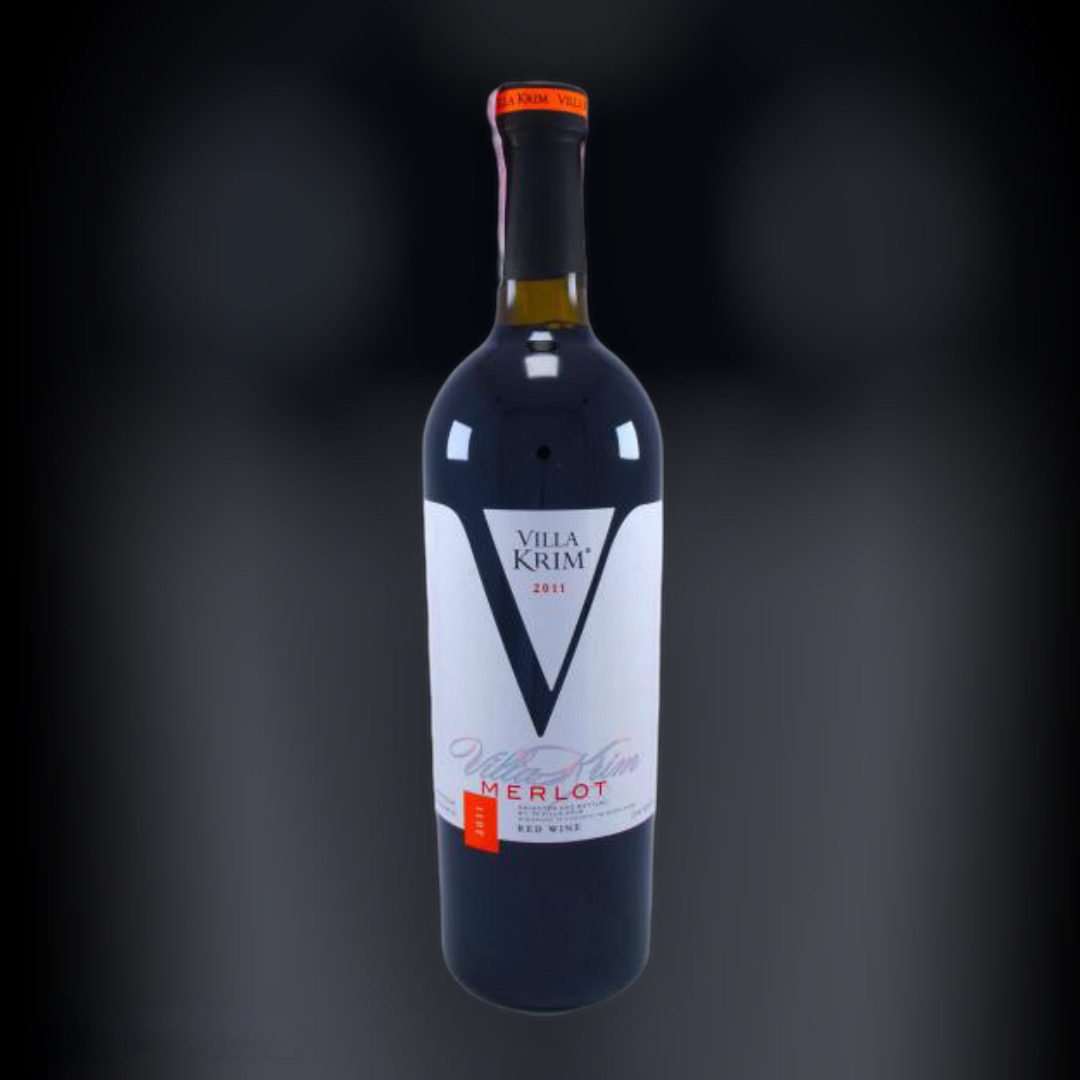 Villa Krim Merlot wine red powder 13% Ukraine 0,75